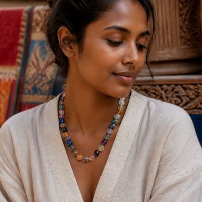 Multigem Meditation Necklace