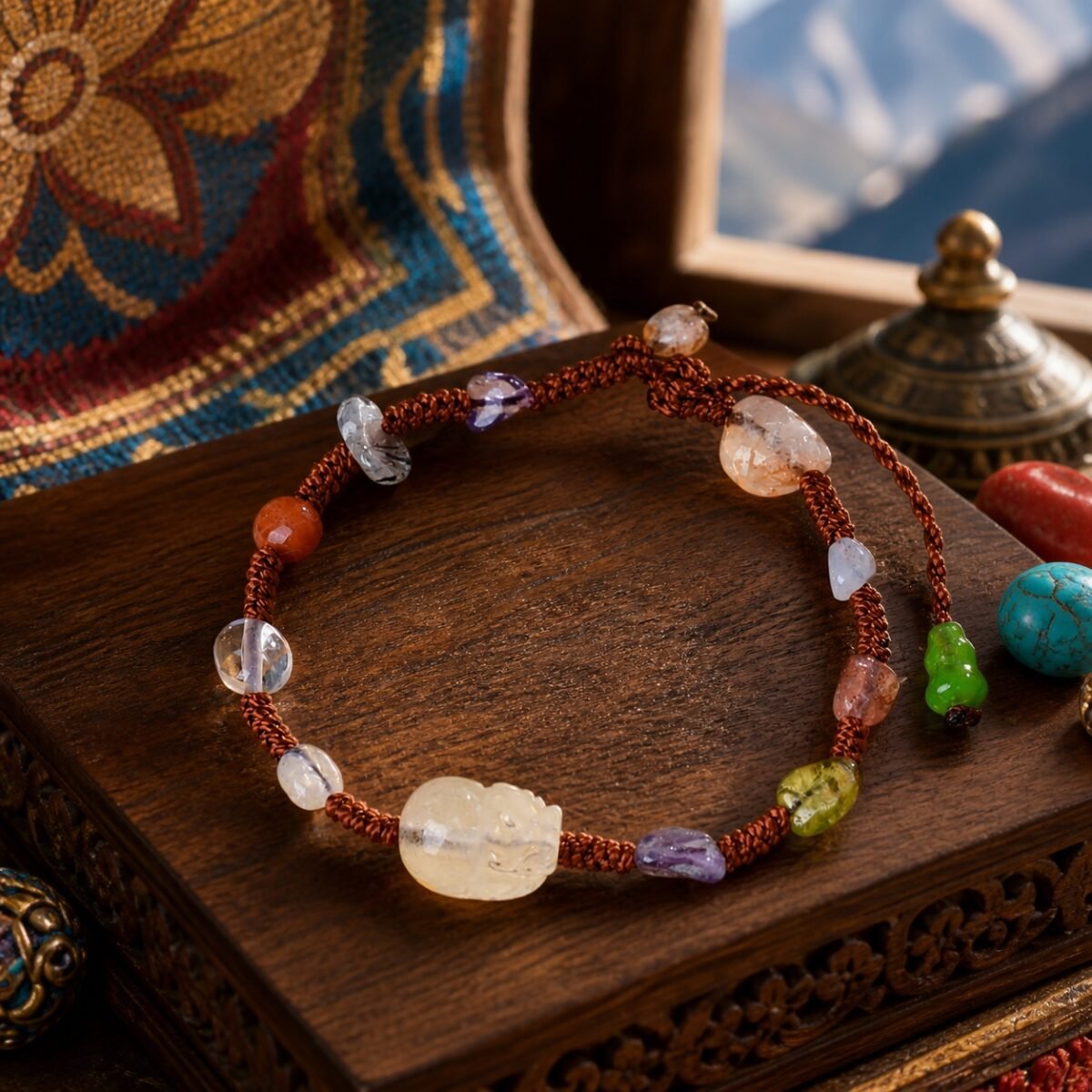 Citrine Pixiu Multigem Intention Bracelet