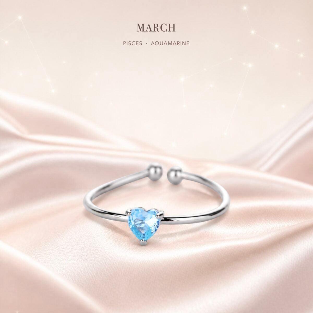zodiac-birthstone-heart-ring-silver-march-aquamarine-02-birthstone-card March Aquamarine Birthstone Heart Ring – Silver