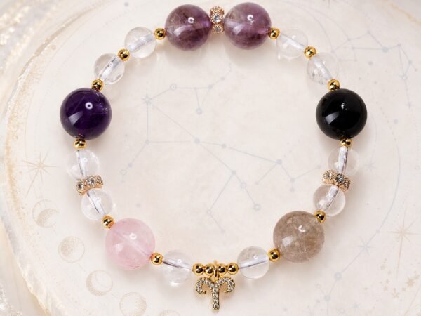 Celestial Path Zodiac Crystal Bracelet — Choose Your Sign