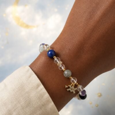 zodiac-crystal-energy-bracelet-05-worn-deep Celestial Path Zodiac Crystal Bracelet — Choose Your Sign