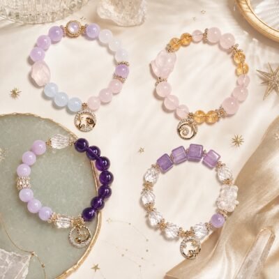 Zodiac Crystal Talisman Bracelet — Choose Your Sign