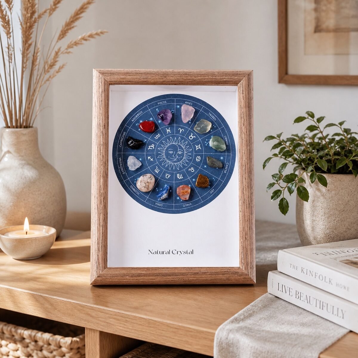 Zodiac Crystal Wheel Frame