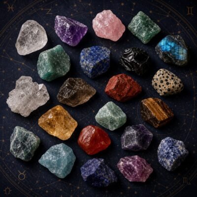 Zodiac Crystal Intention Gift Sets