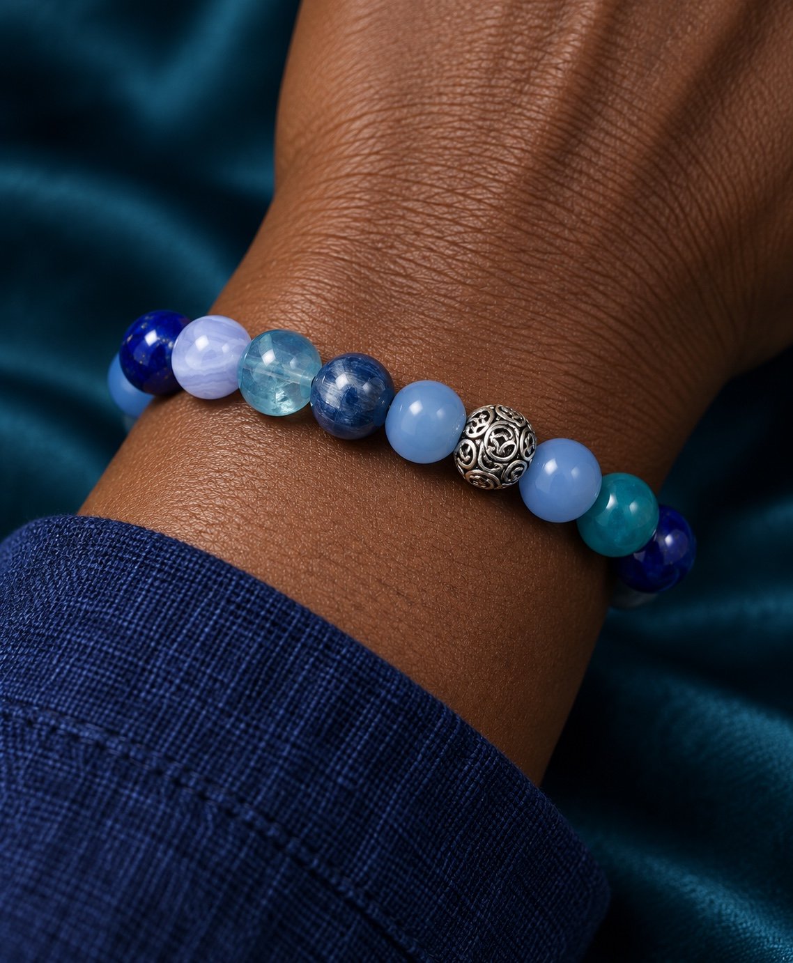 01-guanyin-rat-worn Zodiac Intention Crystal Bracelet
