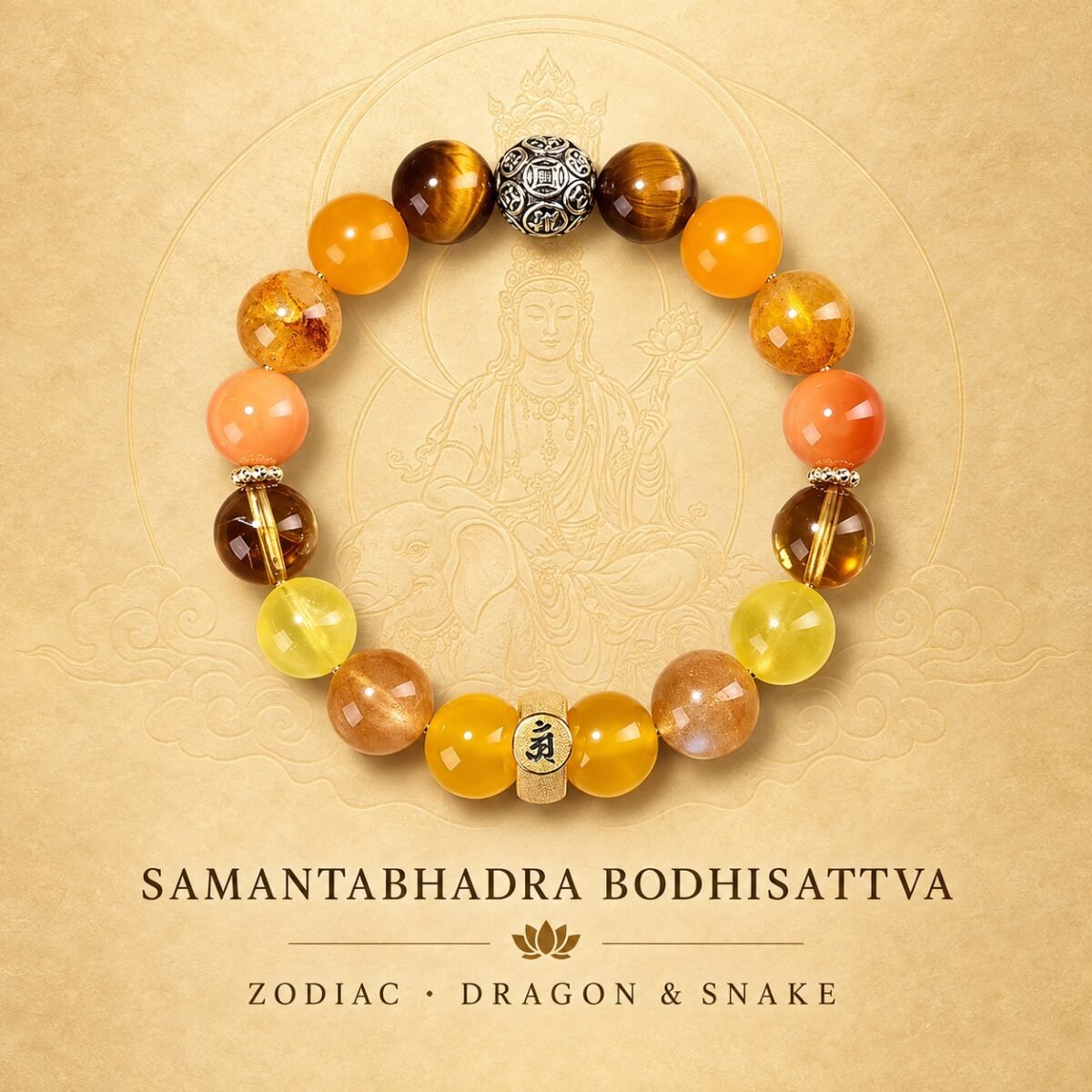 02-samantabhadra-dragon-snake-single Zodiac Intention Crystal Bracelet