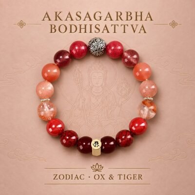 03-akasagarbha-ox-tiger-single Zodiac Intention Crystal Bracelet