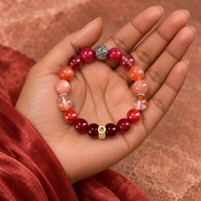 03-akasagarbha-ox-tiger-worn Zodiac Intention Crystal Bracelet