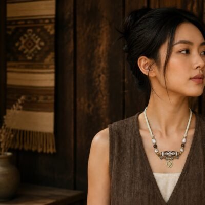 Classic Dzi & Charm Necklace