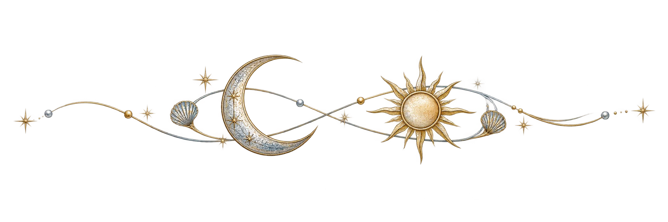Anniversary gifts with sun and moon couple symbol