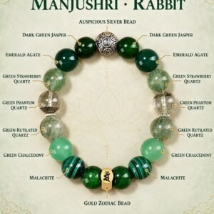 Zodiac Intention Crystal Bracelet - Rabbit