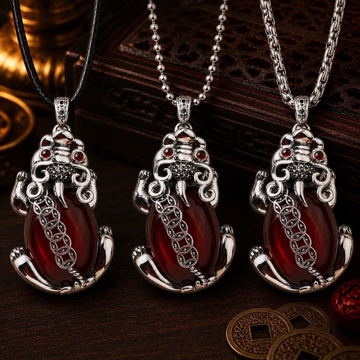Pixiu Wealth Guardian Feng Shui Necklace