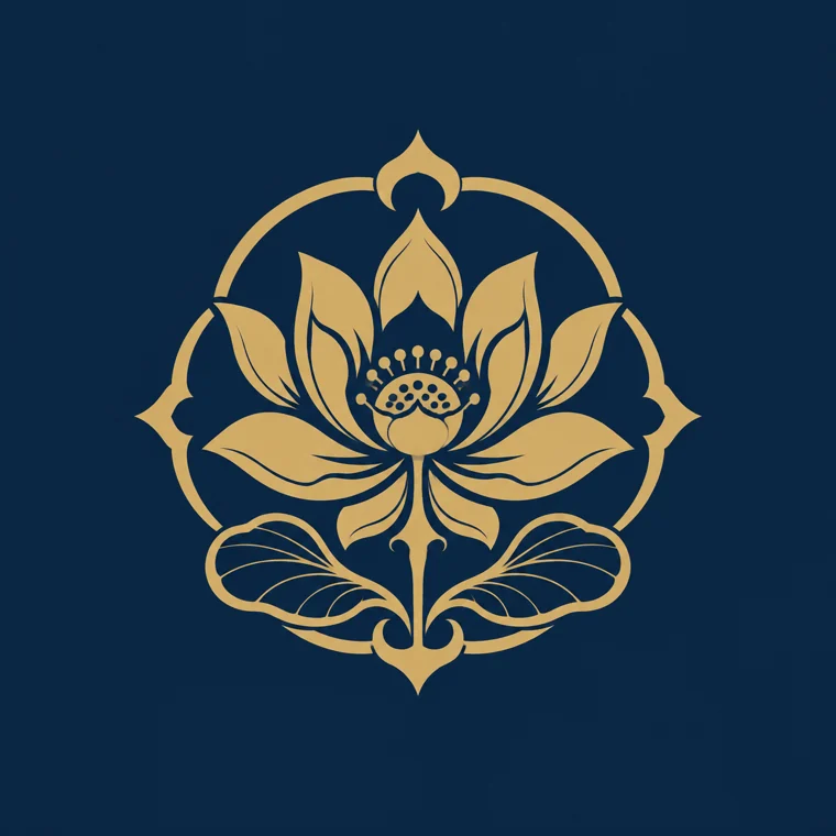 Original gold lotus guardian emblem