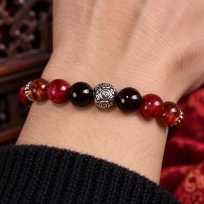 07-amitabha-dog-pig-worn Zodiac Intention Crystal Bracelet