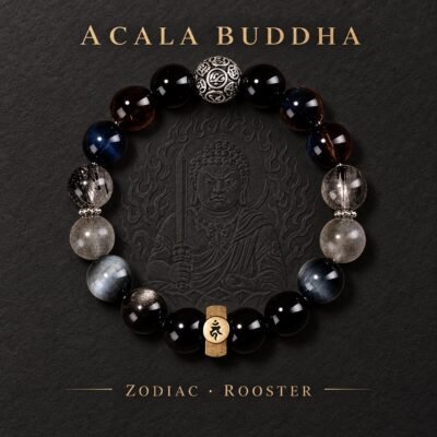 08-acala-rooster-single Zodiac Intention Crystal Bracelet