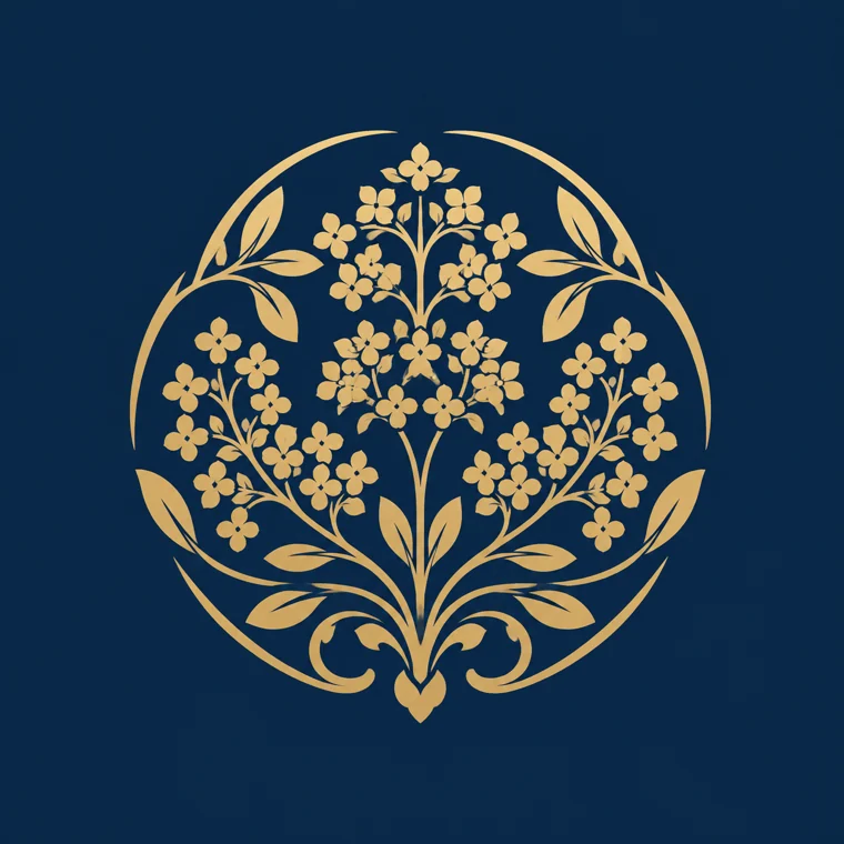 Original gold osmanthus guardian emblem