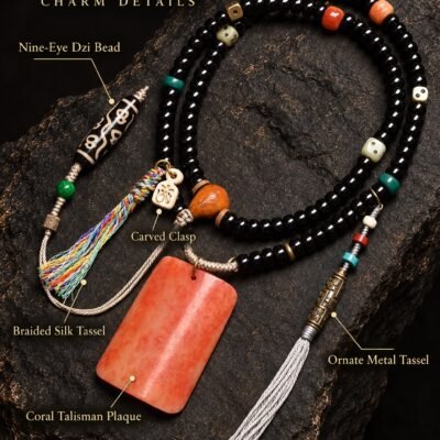 Midnight Guardian 108-Bead Mala