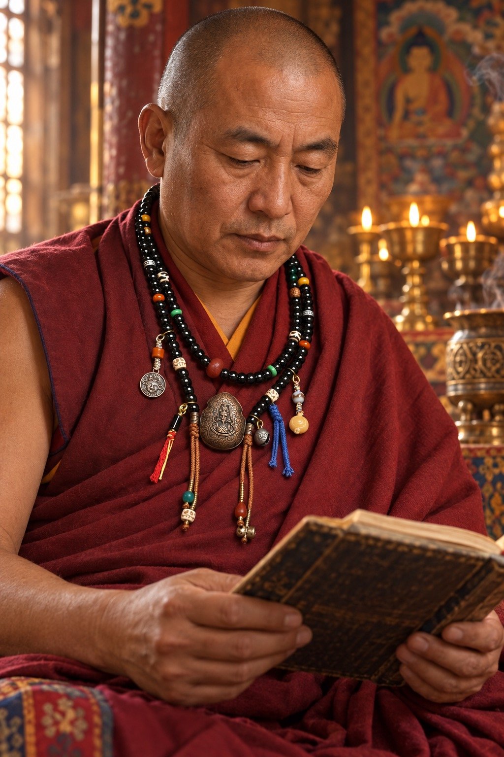 Midnight Guardian 108-Bead Mala