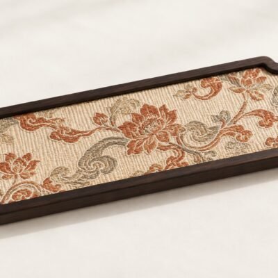 Brocade Bamboo Tea Tray & Mat