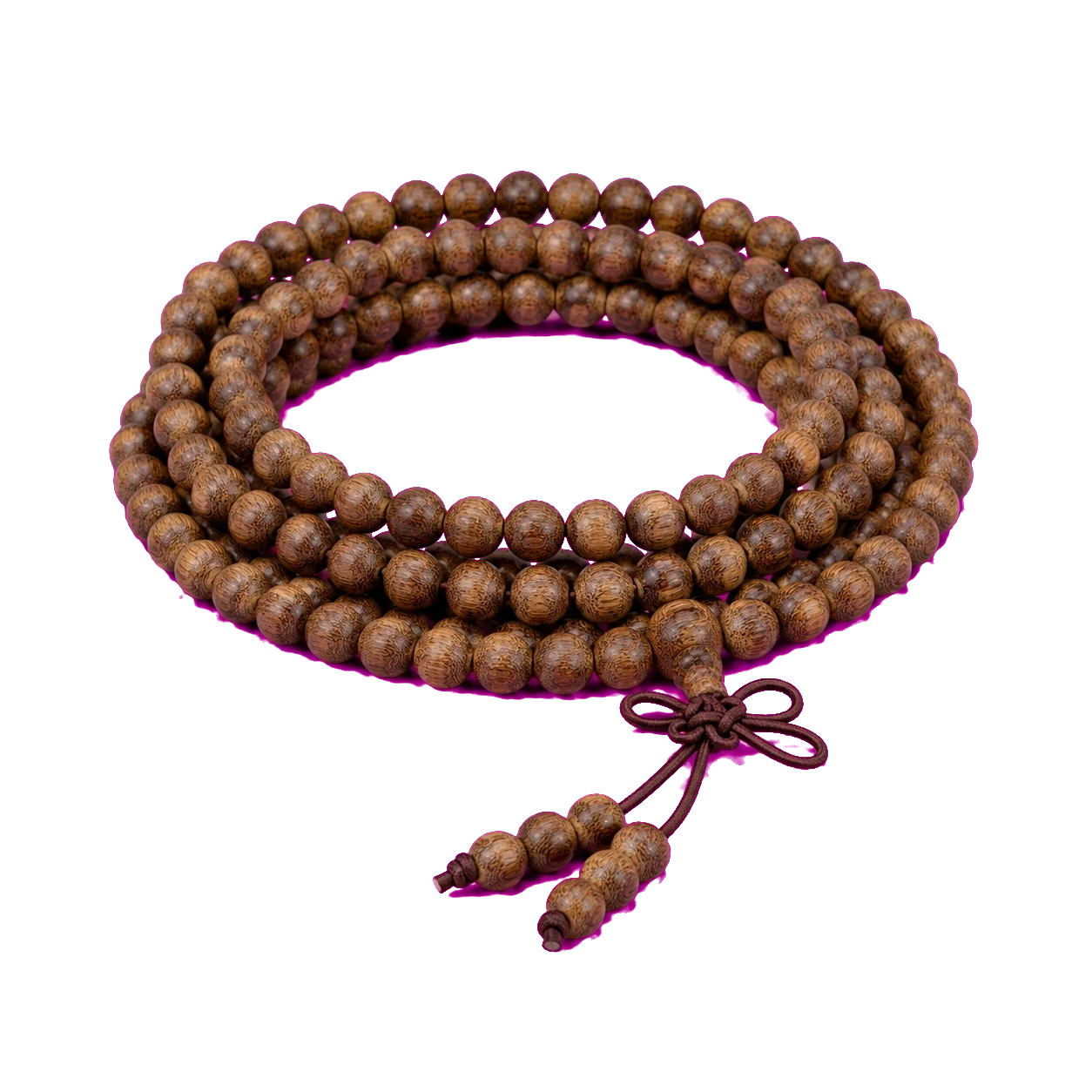 Agarwood mala beads