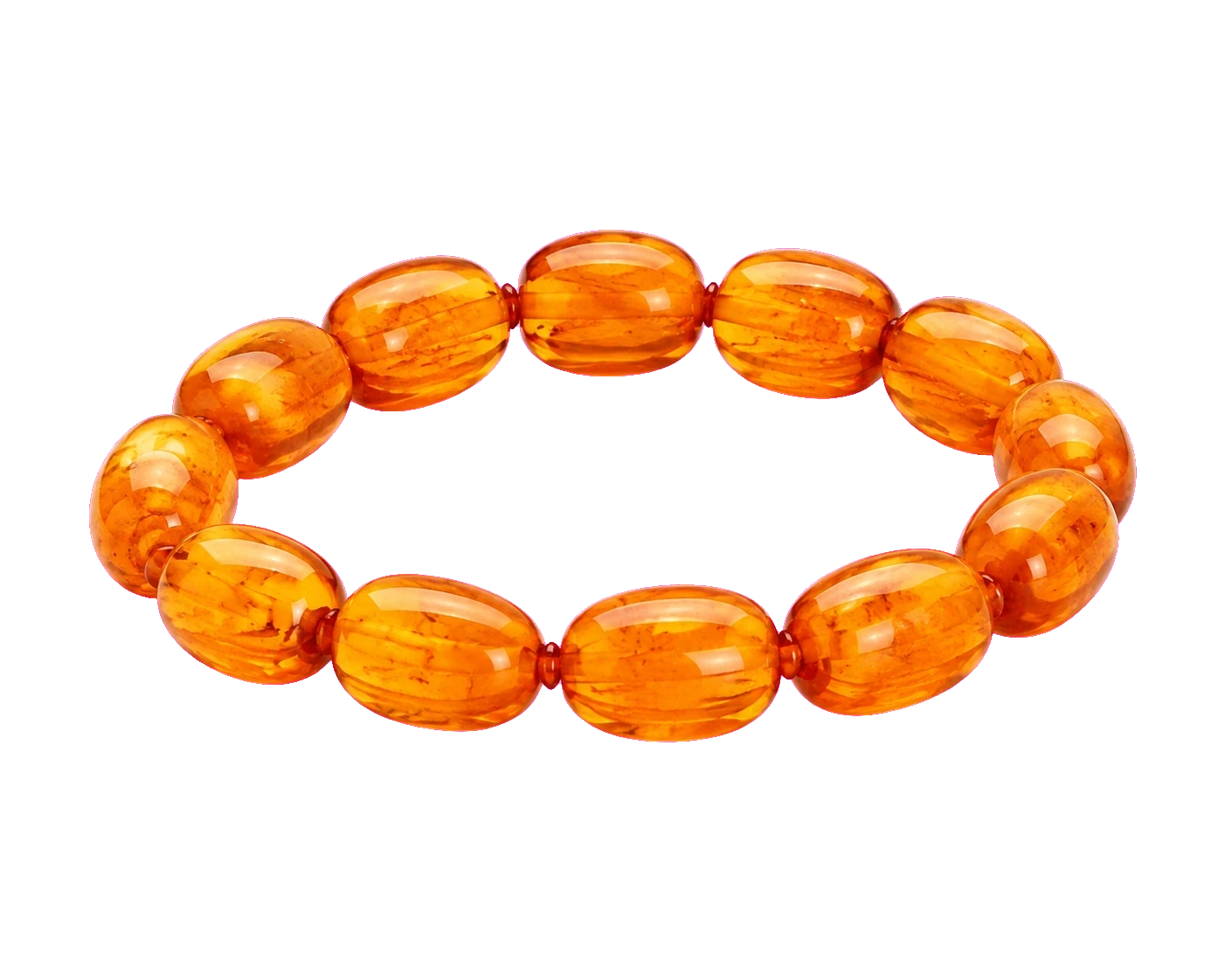 Amber mala beads