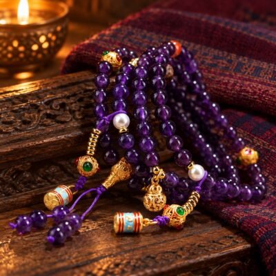 Amethyst 108-Bead Mala
