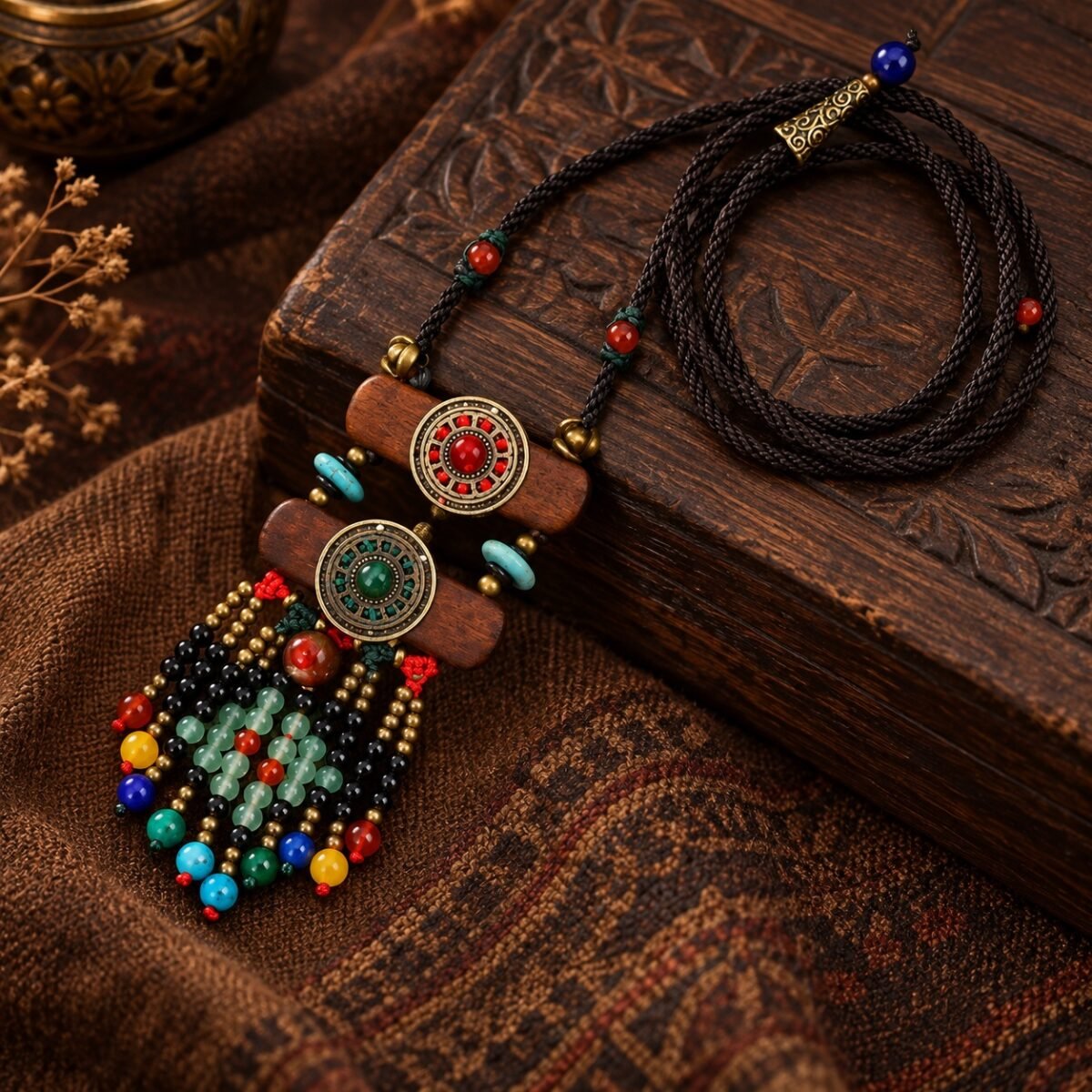 Ancient Grove Boho Talisman Necklace