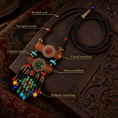 Ancient Grove Boho Talisman Necklace