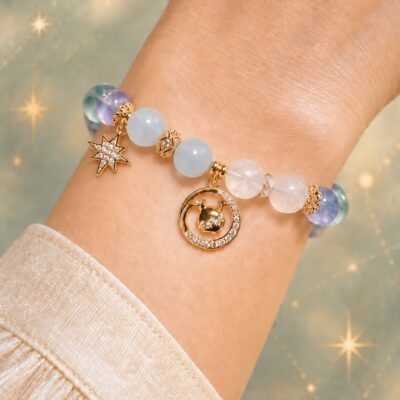 Zodiac Crystal Talisman Bracelet — Choose Your Sign