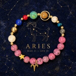 Rose Zodiac Totem Bracelet - Aries