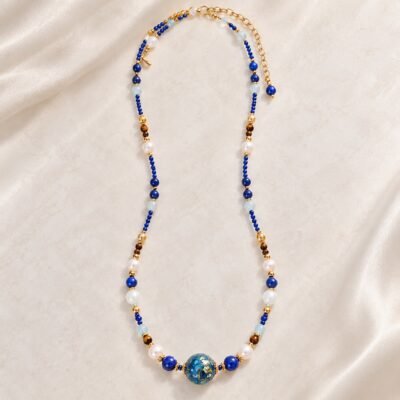 Lapis Lacquer Necklace