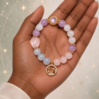 Zodiac Crystal Talisman Bracelet — Choose Your Sign