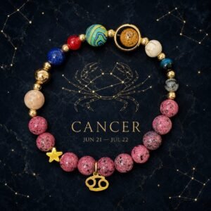 Rose Zodiac Totem Bracelet - Cancer