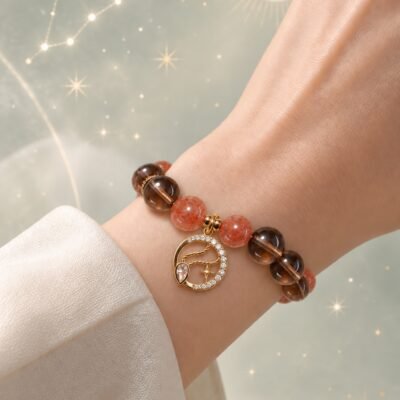 Zodiac Crystal Talisman Bracelet — Choose Your Sign