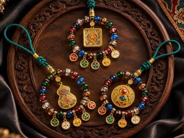 car-charm-collection-carved-tray Tibetan Wealth Guardian Car Charm