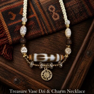 Classic Dzi & Charm Necklace