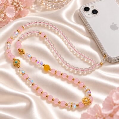 Clear Pink Blessing Charm Chain