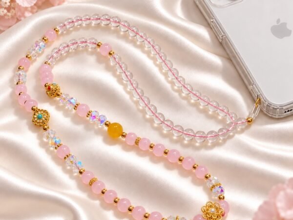 Clear Pink Blessing Charm Chain