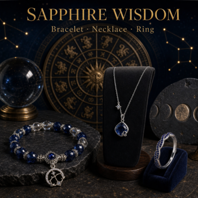 custom-zodiac-jewelry-trio-02-sapphire-wisdom Custom Zodiac Jewelry Trio — Bracelet, Necklace & Ring Set