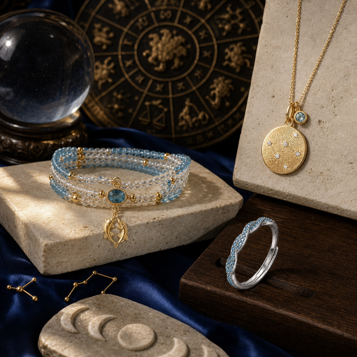 custom-zodiac-jewelry-trio-08-mixed-trio-no-text Custom Zodiac Jewelry Trio — Bracelet, Necklace & Ring Set
