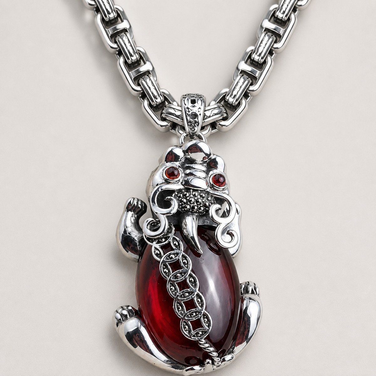 Pixiu Wealth Guardian Feng Shui Necklace