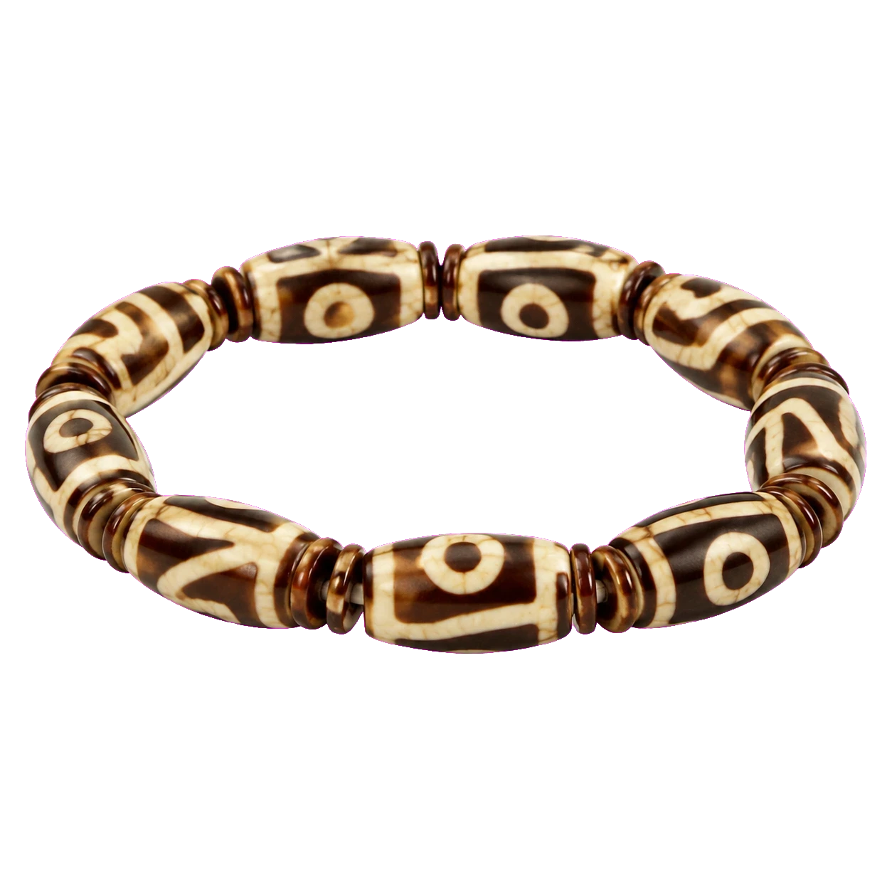 Dzi bead mala beads
