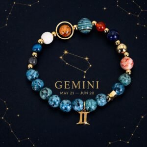 Blue Horizon Zodiac Stone Bracelet - Gemini