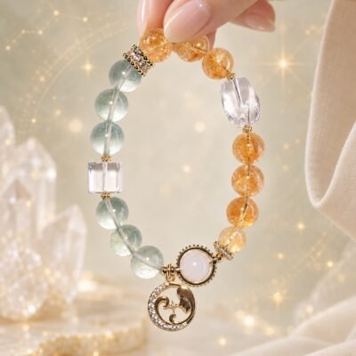 Zodiac Crystal Talisman Bracelet — Choose Your Sign