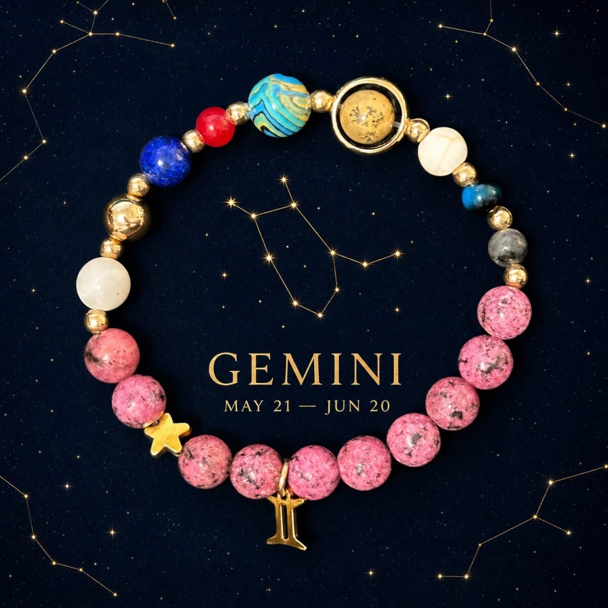 gemini-zodiac-pink-zodiac-totem-bracelet-01-product-v2 Rose Zodiac Totem Bracelet