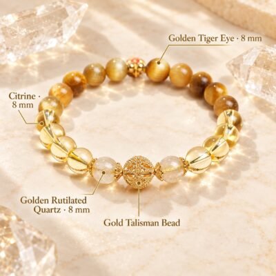 golden-momentum-tiger-eye-and-citrine-wealth-talisman-bracelet-8mm-components-en Golden Momentum Tiger Eye & Citrine Wealth Talisman Bracelet