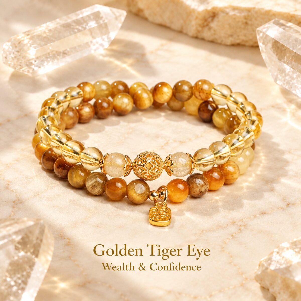 golden-momentum-tiger-eye-and-citrine-wealth-talisman-bracelet-double-strand-6mm-main Golden Momentum Tiger Eye & Citrine Wealth Talisman Bracelet