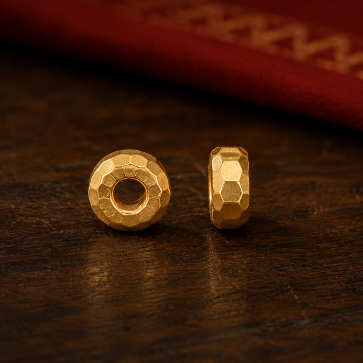 golden-stillness-mala-spacer-faceted-3-8x2-2mm Golden Stillness Mala Spacer