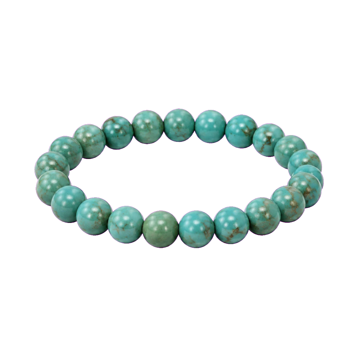 Green turquoise mala beads