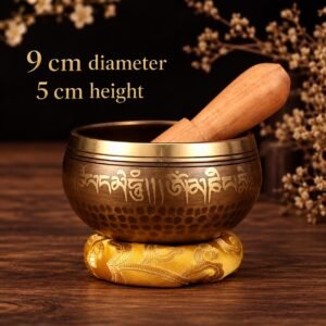 Hand-Hammered Himalayan Singing Bowl - 9 cm